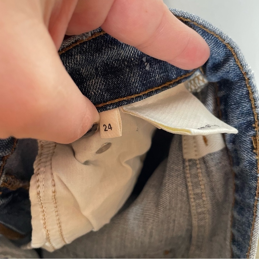 Reformation Hepburn Jeans in Rainier Wash Size 24‎ - Picture 6 of 8